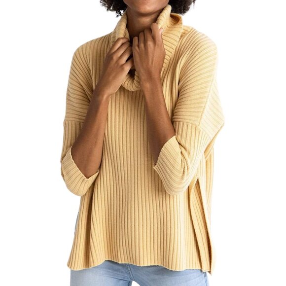 Mersea New Yorker Ribbed Turtleneck Sweater - Picture 1 of 10